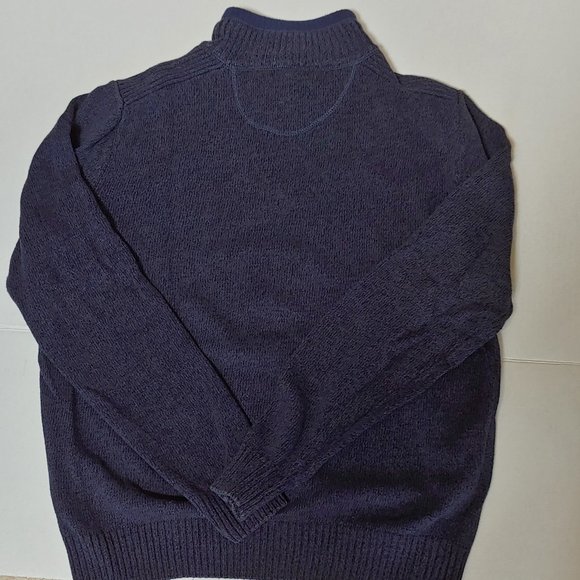 Dockers Men's Quarter-Zip Pullover, Blue-ish Gray, Small - Picture 6 of 7